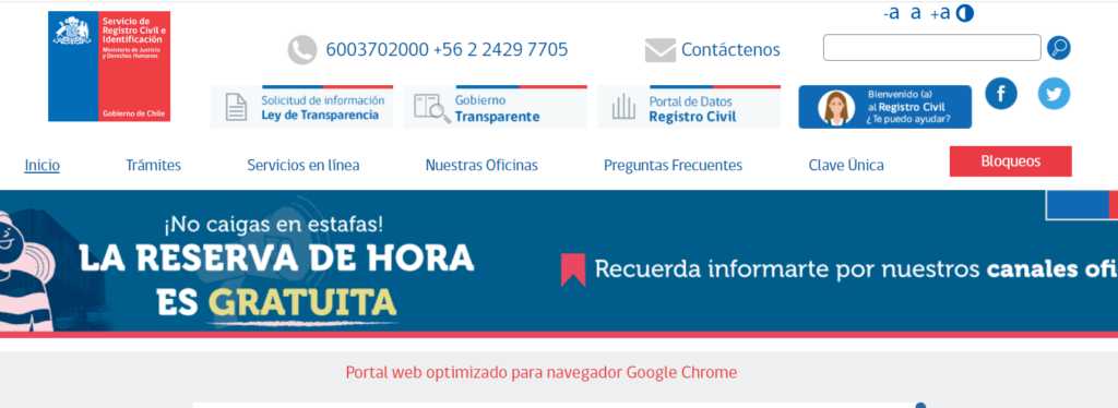 Registro Civil de Chile